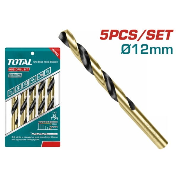 TOTAL ΤΡΥΠΑΝΙ HSS DIN 338 12mm (TAC101203) - Image 1