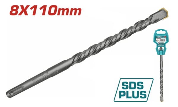 TOTAL ΔΙΑΜΑΝΤΟΤΡΥΠΑΝΟ SDS-PLUS 8 X 110mm (TAC310801) - Image 1