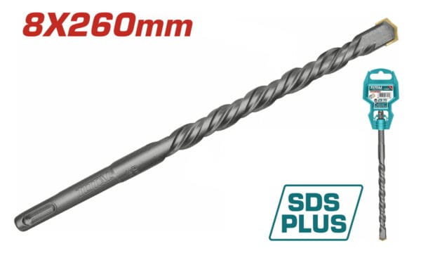 TOTAL ΔΙΑΜΑΝΤΟΤΡΥΠΑΝΟ SDS-PLUS 8 X 260mm (TAC310804) - Image 1
