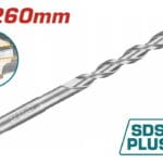 TOTAL ΔΙΑΜΑΝΤΟΤΡΥΠΑΝΟ SDS-PLUS ΤΕΤΡΑΚΟΠΟ S4L 8 X 260mm (TAC310804C)