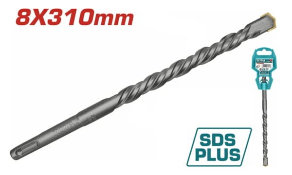 TOTAL ΔΙΑΜΑΝΤΟΤΡΥΠΑΝΟ SDS-PLUS 8 X 310mm (TAC310805) - Image 1