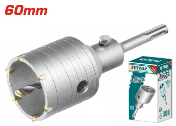TOTAL ΔΙΑΜΑΝΤΟΚΟΡΩΝΑ ΜΠΕΤΟΥ SDS - PLUS 60mm (TAC430601) - Image 1