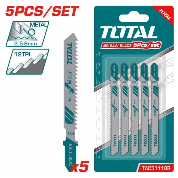 TOTAL ΜΑΧΑΙΡΙΑ ΣΕΓΑΣ ΜΕΤΑΛΛΟΥ 70mm (TAC51118B) - Image 1
