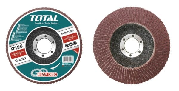 TOTAL ΠΟΛΥΠΤΕΡΟ ΓΥΑΛΙΣΜΑΤΟΣ ΜΕΤΑΛΛΟΥ / ΙΝΟΧ 125mm P60 (TAC631252) - Image 1