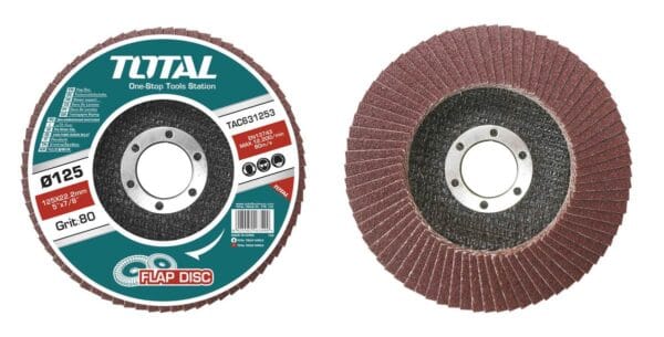TOTAL ΠΟΛΥΠΤΕΡΟ ΓΥΑΛΙΣΜΑΤΟΣ ΜΕΤΑΛΛΟΥ / ΙΝΟΧ 125mm P80 (TAC631253) - Image 1