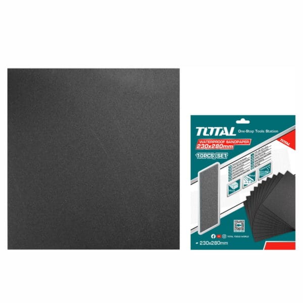 TOTAL ΓΥΑΛΟΧΑΡΤΟ ΝΕΡΟΥ 230Χ280mm P120 10TEM (TAC7712001) - Image 1