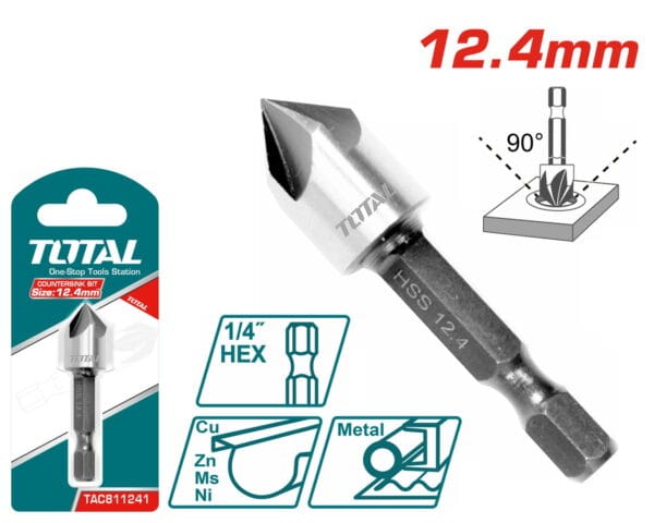 TOTAL ΦΡΕΖΟΤΡΥΠΑΝΟ ΜΕΤΑΛΛΟΥ 12.4mm (TAC811241) - Image 1