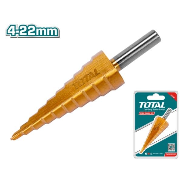 TOTAL ΤΡΥΠΑΝΙ ΚΩΝΙΚΟ 4 - 22mm (TAC8242201) - Image 1