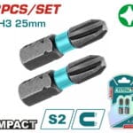 TOTAL ΕΠΑΓΓ. ΜΥΤΕΣ ΜΑΓΝΗΤΙΚΕΣ ΜΑΥΡΕΣ ΡH3 25mm 2ΤΕΜ (TACIM71PH325)