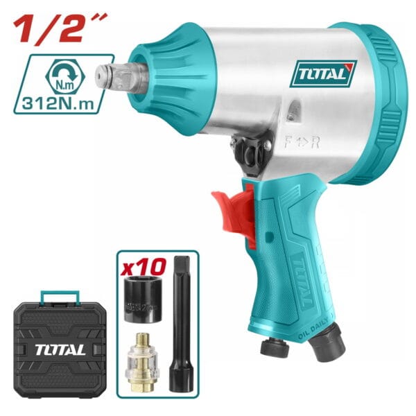 TOTAL ΣΕΤ ΑΕΡΟΚΛΕΙΔΟ 1/2" - 312Nm SUPER SELECT (TAT41125) - Image 1