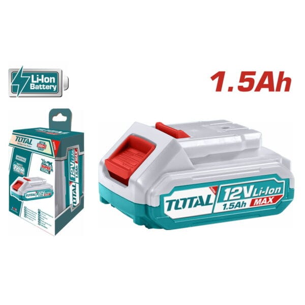 TOTAL ΜΠΑΤΑΡΙΑ ΛΙΘΙΟΥ 12V / 1.5Ah ΓΙΑ TDLI1211 (TBLI12151) - Image 1