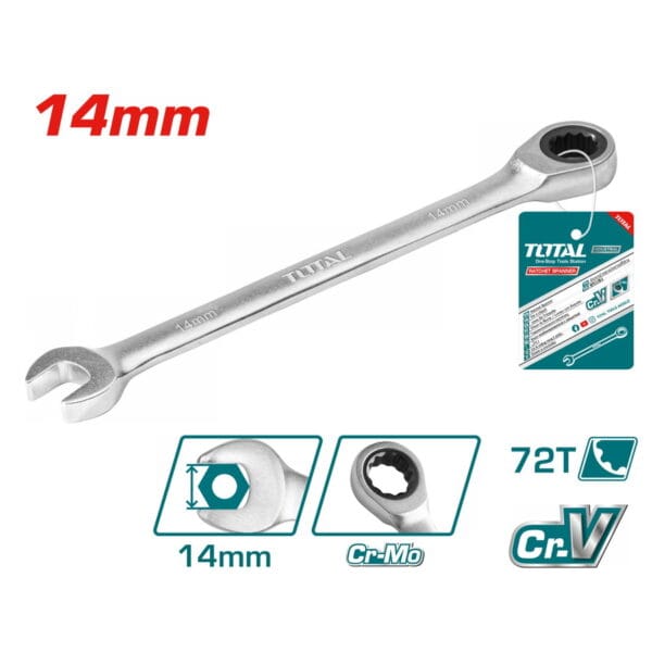 TOTAL ΓΕΡΜΑΝΟΠΟΛΥΓΩΝΑ ΚΑΣΤΑΝΙΑΣ 14mm (TCSPAR141) - Image 1