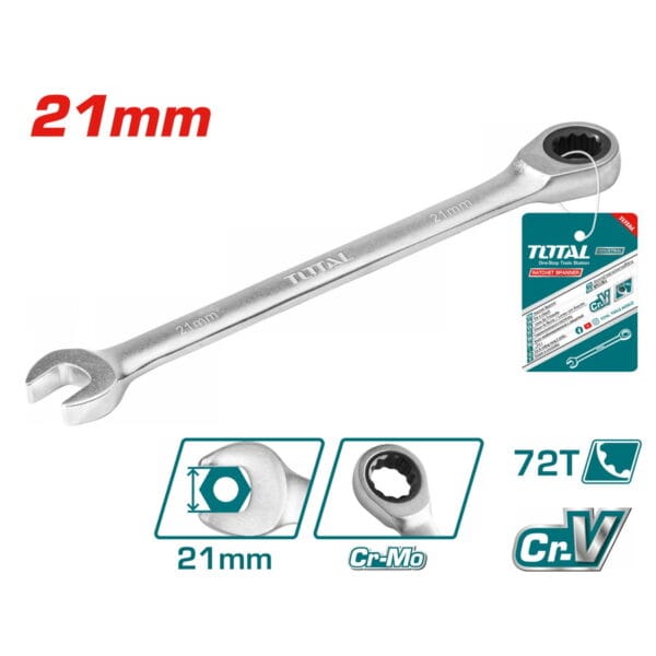 TOTAL ΓΕΡΜΑΝΟΠΟΛΥΓΩΝΑ ΚΑΣΤΑΝΙΑΣ 21mm (TCSPAR211) - Image 1