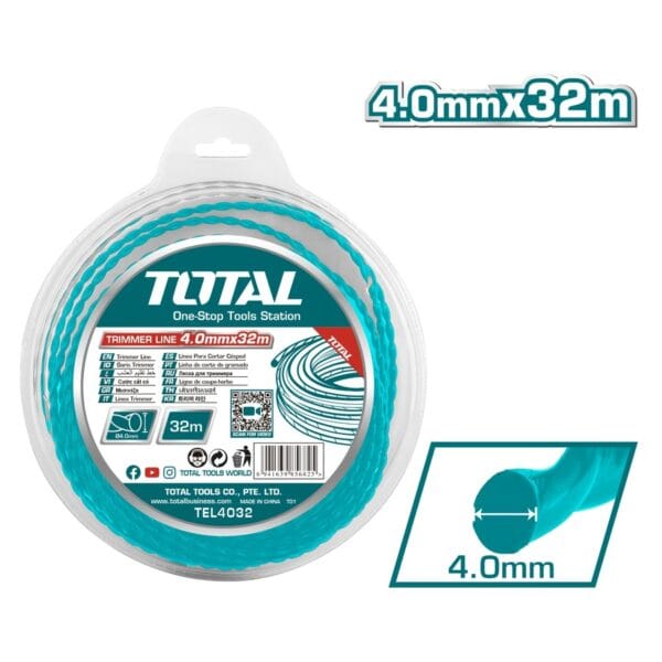 TOTAL ΜΕΣΙΝΕΖΑ ΕΛΙΚΟΕΙΔΗΣ 4mm - 32m (TEL4032) - Image 1
