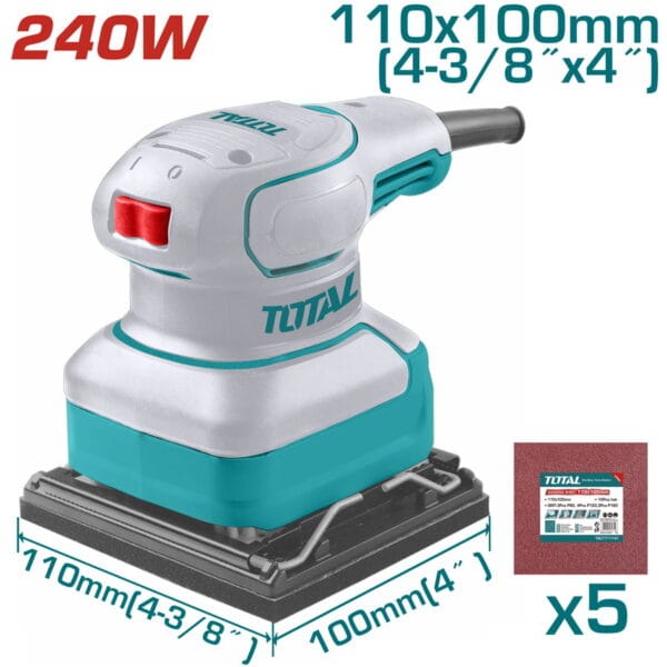 TOTAL ΕΠΑΓΓ. ΤΡΙΒΕΙΟ ΧΟΥΦΤΑΣ 240W (TF2241108) - Image 1