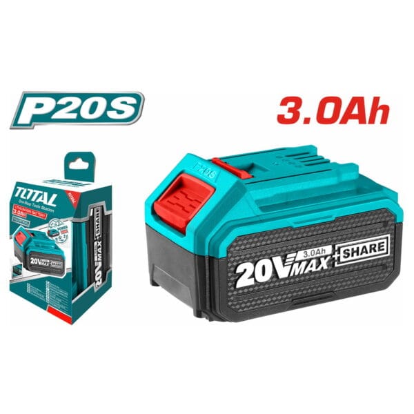 TOTAL ΜΠΑΤΑΡΙΑ Li-ion 20V / 3Ah (TFBLI2030) - Image 1