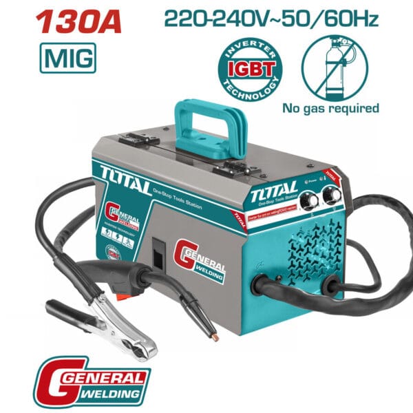 TOTAL ΗΛΕΚΤΡΟΚΟΛΛΗΣΗ INVERTER FCAW 230V / 130A ΧΩΡΙΣ ΑΕΡΙΟ (TFC13012) - Image 1