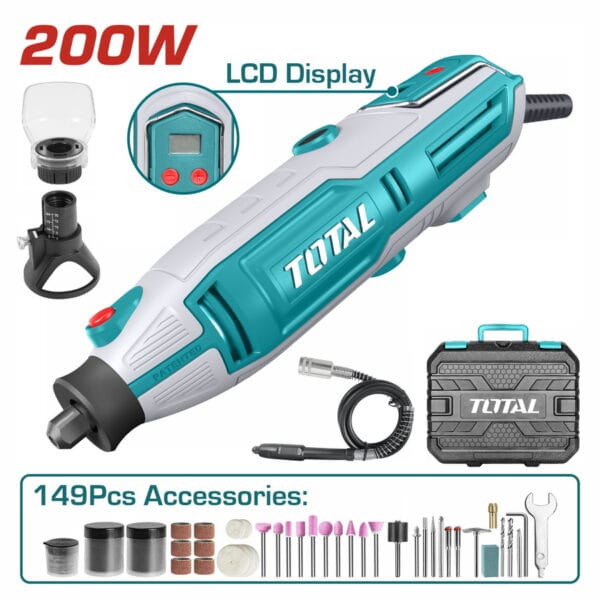 TOTAL ΠΟΛΥΕΡΓΑΛΕΙΟ ΜΟΝΤΕΛΙΣΜΟΥ 200W (TG2006) - Image 1