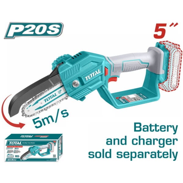 TOTAL ΑΛΥΣΟΠΡΙΟΝΟ ΚΛΑΔΕΥΤΙΚΟ ΜΠΑΤ. Li-ion 20V ΧΩΡΙΣ ΜΠΑΤΑΡΙΑ & ΦΟΡΤΙΣΤΗ (TGSLI2058) - Image 1