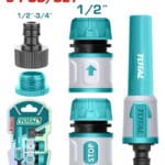 TOTAL ΣΕΤ ΑΥΛΟΣ ΜΕ ΤΑΧΥΣΥΝΔΕΣΜΟΙ ΝΕΡΟΥ 1/2" 5 ΤΕΜ (THHCS05122)