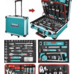 TOTAL ΕΠΑΓΓ. ΤΡΟΧΗΛΑΤΗ ΒΑΛΙΤΣΑ ΑΛΟΥΜ. ΜΕ 147 ΤΕΜ ΕΡΓΑΛΕΙΑ (THKTHP21476)