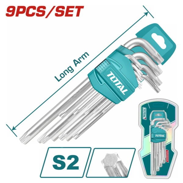TOTAL ΣΕΤ TORX 9 ΤΕΜ (THT106392) - Image 1