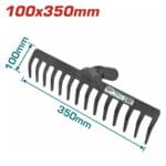 TOTAL ΤΣΟΥΓΚΡΑΝΑ ΜΕΤΑΛΛΙΚΗ 14 ΔΟΝΤΙΑ (THT1221)