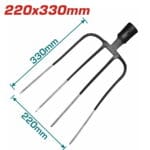 TOTAL ΜΕΤΑΛΛΙΚΗ ΠΗΡΟΥΝΑ 4 ΔΟΝΤΙΑ (THT1231)