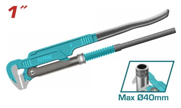 TOTAL ΤΣΙΜΠΙΔΑ ΥΔΡΑΥΛΙΚΩΝ 90ο 1" (THT172011) - Image 1