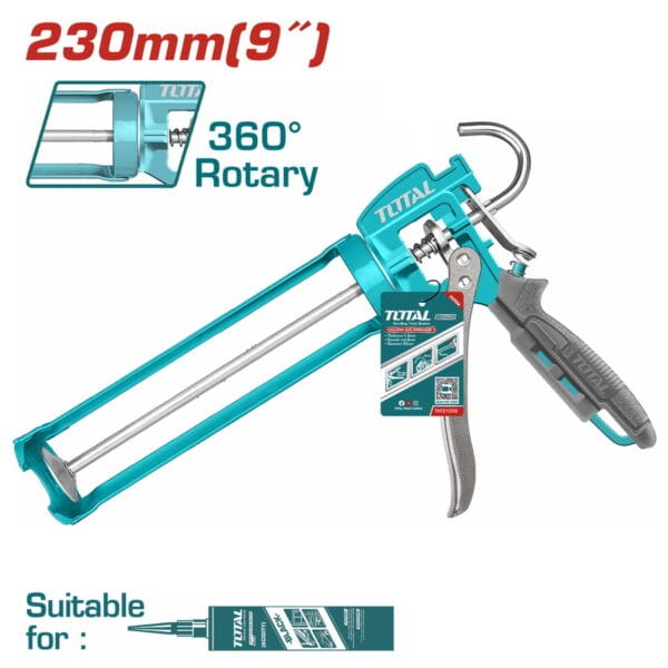 TOTAL ΕΠΑΓΓ. ΠΙΣΤΟΛΙ ΣΙΛΙΚΟΝΗΣ 360o Β.Τ 9'' / 230mm (THT21509) - Image 1