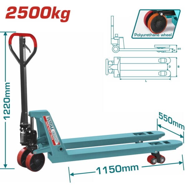 TOTAL ΠΑΛΕΤΟΦΟΡΟ 2.500Kg (THT301251) - Image 1
