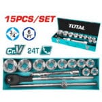 TOTAL ΕΠΑΓΓ. ΚΑΣΕΤΙΝΑ ΚΑΡΥΔΑΚΙΑ 3/4" 15ΤΕΜ (THT341151)