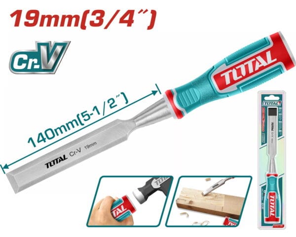 TOTAL ΕΠΑΓΓ. ΣΚΑΡΠΕΛΟ ΞΥΛΟΥ 19mm (THT41196) - Image 1
