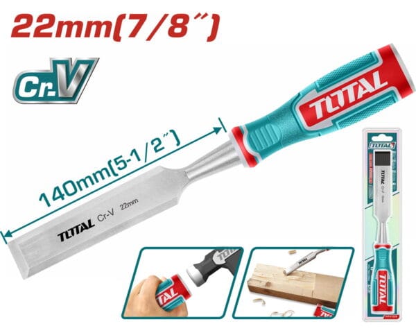TOTAL ΕΠΑΓΓ. ΣΚΑΡΠΕΛΟ ΞΥΛΟΥ 22mm (THT41226) - Image 1