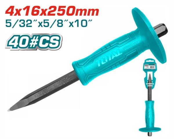 TOTAL ΒΕΛΟΝΙ ΜΕ ΠΛΑΣΤΙΚΗ ΛΑΒΗ 250mm (THT4221026) - Image 1