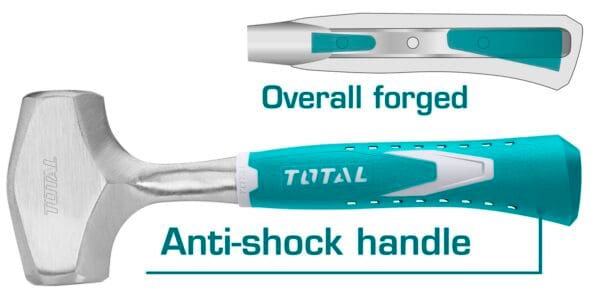 TOTAL ΒΑΡΙΟΠΟΥΛΑ ΠΛΑΣΤΙΚΗ ΛΑΒΗ Anti - shock 1.800gr (THT7141406) - Image 1