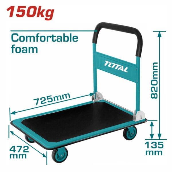 TOTAL ΠΛΑΤΦΟΡΜΑ ΜΕΤΑΦΟΡΑΣ ΠΤΥΣΣΟΜΕΝΗ 150Kg (THTHP11502) - Image 1