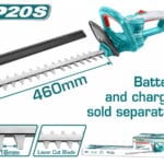 TOTAL ΕΠΑΓΓ. ΨΑΛΙΔΙ ΜΠΟΡΝΤΟΥΡΑΣ ΜΠΑΤ. Li-ion 20V ΧΩΡΙΣ ΜΠΑΤΑΡΙΑ & ΦΟΡΤΙΣΤΗ (THTLI20018)