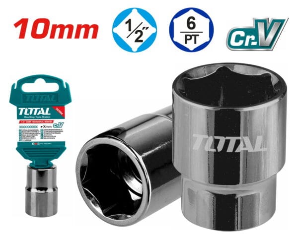TOTAL ΚΑΡΥΔΑΚΙ ΕΞΑΓΩΝΟ 1/2" 10mm  (THTST12101) - Image 1