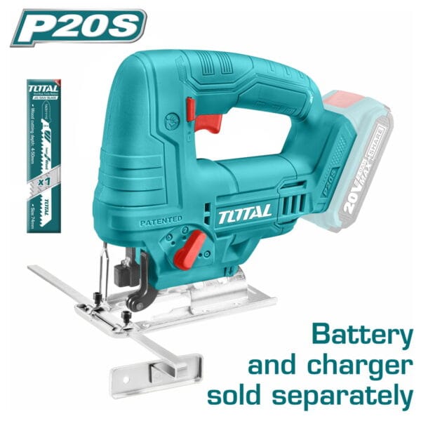 TOTAL ΣΕΓΑ ΜΠΑΤ. Li-ion 20V ΧΩΡΙΣ ΜΠΑΤΑΡΙΑ & ΦΟΡΤΙΣΤΗ (TJSLI6508) - Image 1