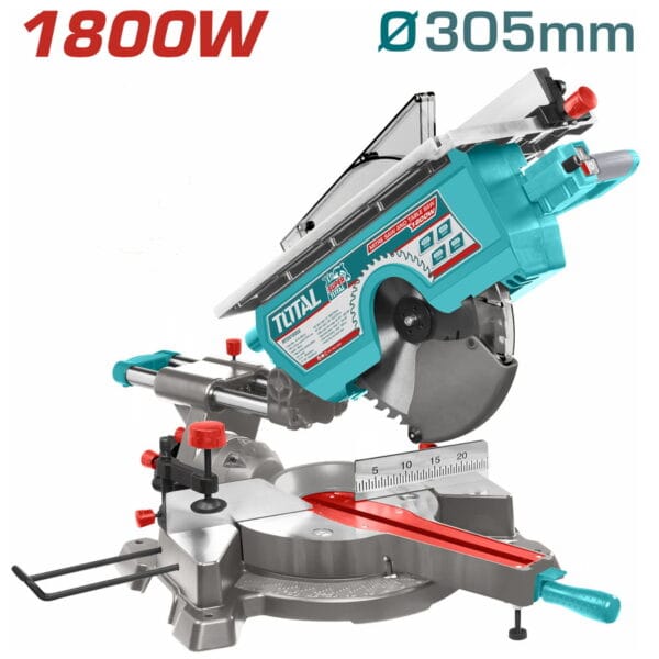 TOTAL ΦΑΛΤΣΟΠΡΙΟΝΟ ΞΥΛΟΥ RADIAL ΜΕ ΠΑΓΚΟ 1.800W / Φ-305mm (TMS43183051) - Image 1