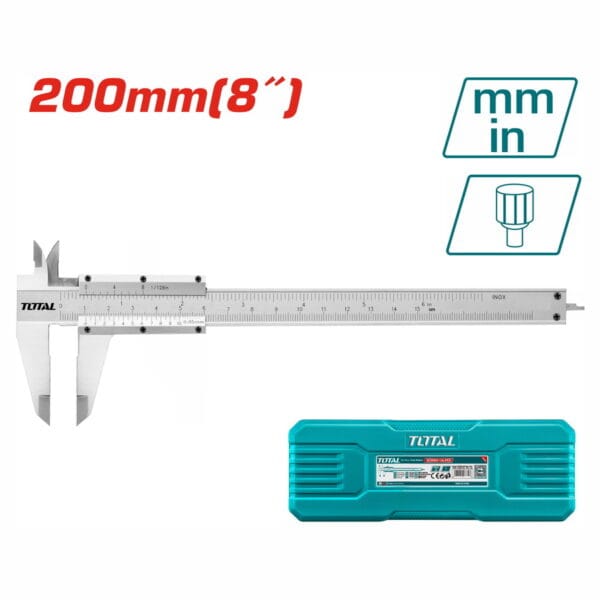 TOTAL ΠΑΧΥΜΕΤΡΟ ΙΝΟΧ 200mm (TMT312001) - Image 1