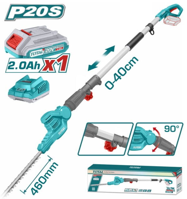 TOTAL ΤΗΛΕΣΚΟΠΙΚΟ ΨΑΛΙΔΙ ΜΠΟΡΝΤΟΥΡΑΣ ΜΠΑΤ. Li-ion 20V / 2Ah / 1 ΜΠΑΤΑΡΙΑ  (TPHT2016012) - Image 1