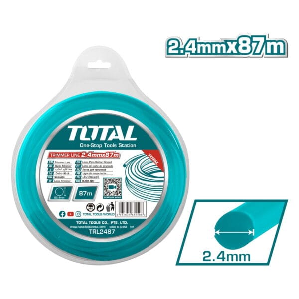 TOTAL ΜΕΣΙΝΕΖΑ ΣΤΡΟΓΓΥΛΗ 2.4mm - 87m (TRL2487) - Image 1