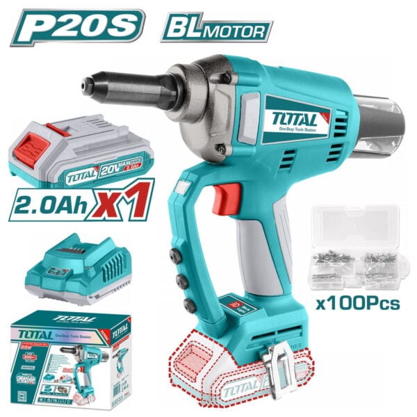 TOTAL ΕΠΑΓΓΕΛΜΑΤΙΚΟΣ ΠΡΙΤΣΙΝΑΔΟΡΟΣ ΜΠΑΤ. Li-ion 20V / 2Ah / 1 ΜΠΑΤ (TRTLI20051) - Image 1