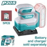 TOTAL ΕΠΑΓΓ. ΠΑΛΜΙΚΟ ΤΡΙΒΕΙΟ ΧΟΥΦΤΑΣ ΜΠΑΤ. Li-ion 20V ΧΩΡΙΣ ΜΠΑΤΑΡΙΑ & ΦΟΡΤΙΣΤΗ (TSHSLI2014)