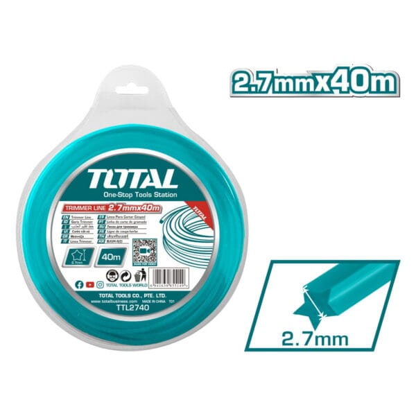 TOTAL ΜΕΣΙΝΕΖΑ STAR DUAL POWER 2.7mm - 40m (TTL2740) - Image 1