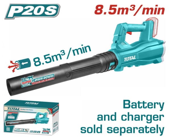 TOTAL ΦΥΣΗΤΗΡΑΣ ΚΗΠΟΥ ΜΠΑΤ. Li-ion 20V ΧΩΡΙΣ ΜΠΑΤΑΡΙΑ & ΦΟΡΤΙΣΤΗ (TABLI20323) - Image 1