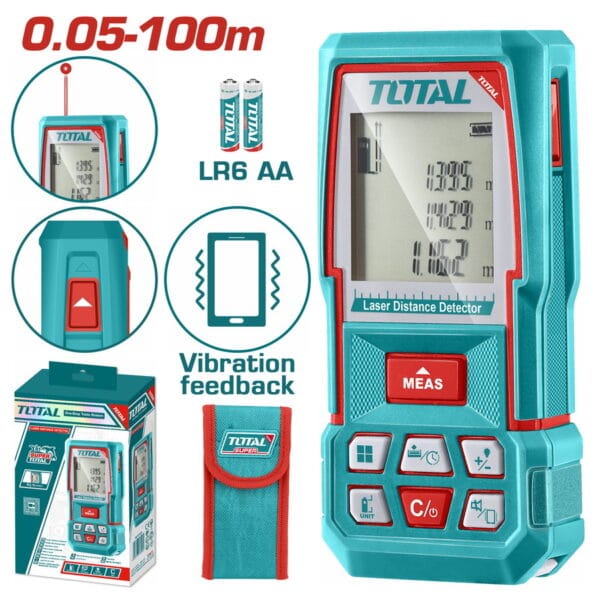 TOTAL ΕΠΑΓΓ. ΜΕΤΡΗΤΗΣ ΑΠΟΣΤΑΣΕΩΝ LASER 0.05 - 100m (ΤMT51036) - Image 1