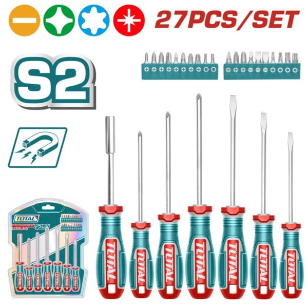 TOTAL ΕΠΑΓΓ. ΣΕΤ ΚΑΤΣΑΒΙΔΙΑ ΜΑΓΝΗΤΙΚΑ 27ΤΕΜ ONE PROMOTION (TKSDS2726) - Image 1